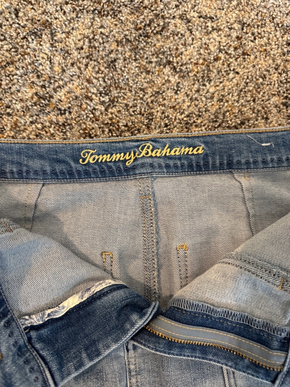 Tommy Bahama Light Blue Denim Mini Skirt - Picture 3 of 4